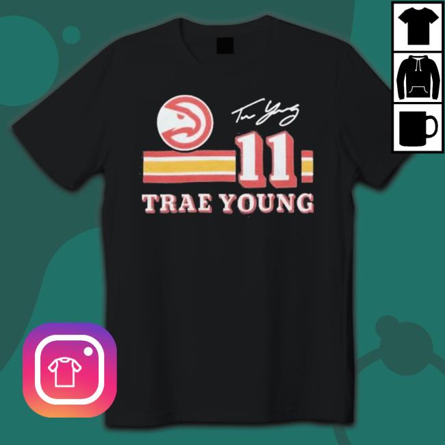 Hawks Trae Young Signature Jersey Shirt