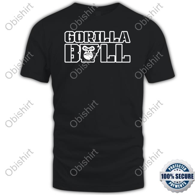 Arkansas Gorilla Monkey Gorrilla Ball Hooded Sweatshirt