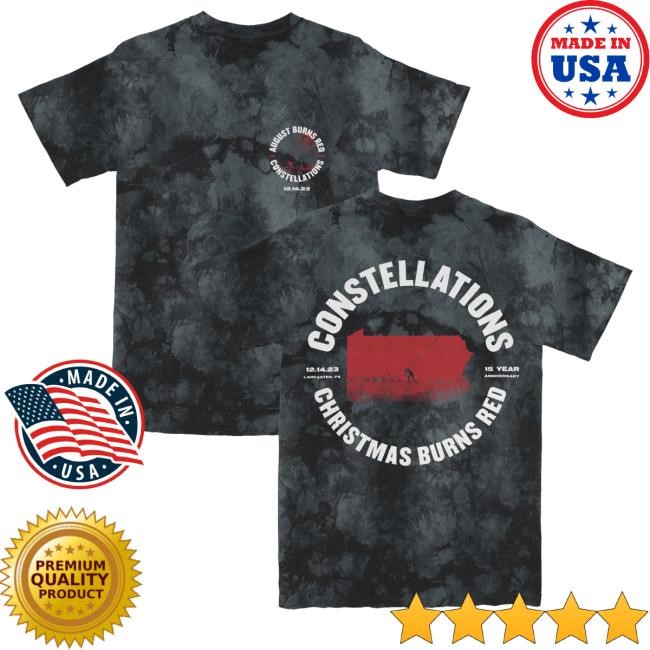 August Burns Red Official Store Constellations Cbr Tie Dye New Shirt