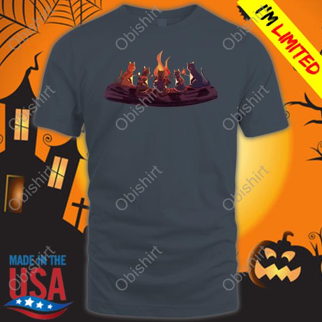 Dooleynoted Merch Campfire Cats Shirt