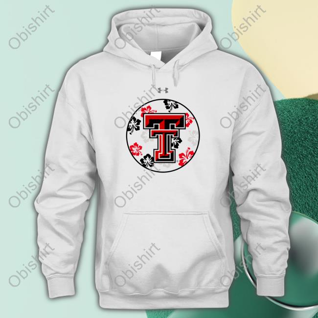 Maui Hibiscus Texas Tech Basketball Long Sleeve Tee