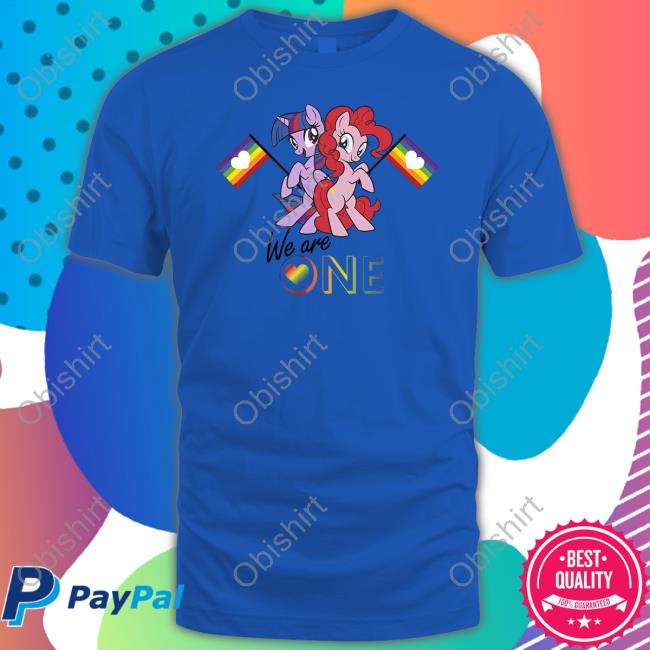 Boxlunch My Little Pony We Are One Pinkie Pie Twilight Sparkle Pride Long Sleeve T Shirt