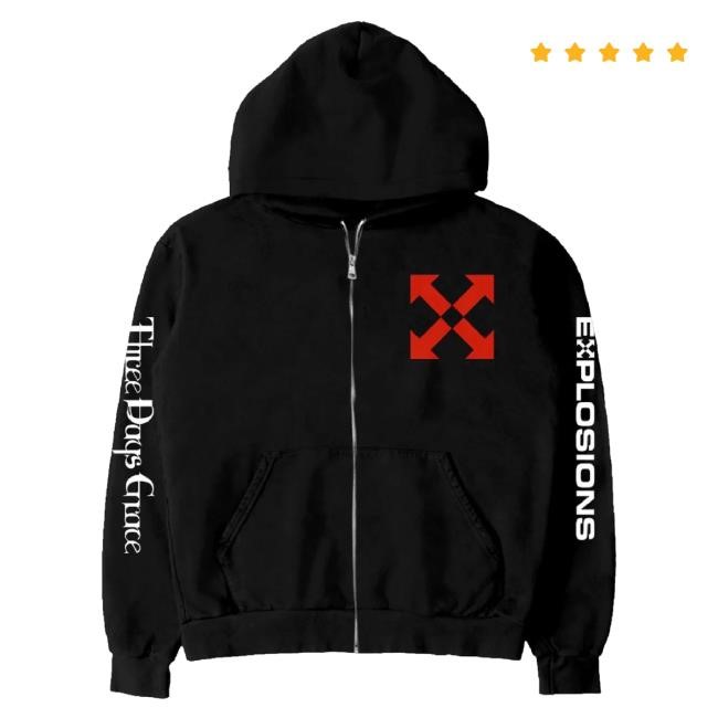 Trending Three Days Grace Merch Explosions Tour Sweater Trending Three Days Grace Merch Explosions Tour Sweatshirt