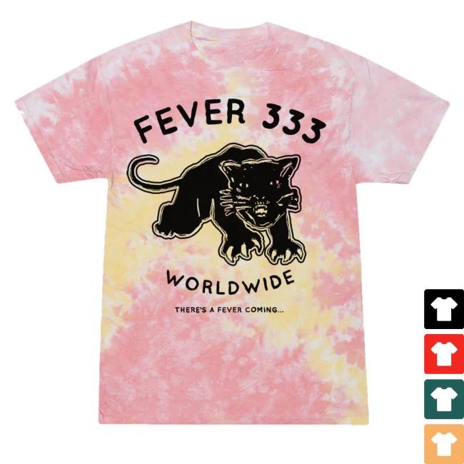Fever 333 Merch Store Shop Worldwide Tie Dye Hoodie Sweatshirt