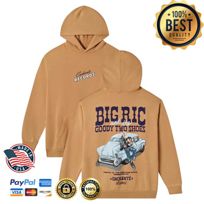 Official Daniel Ricciardo Merch Store Big Ric & The Goody Two Shoes Long Sleeve Tee Shirt Tan DanielRicciardo Shop