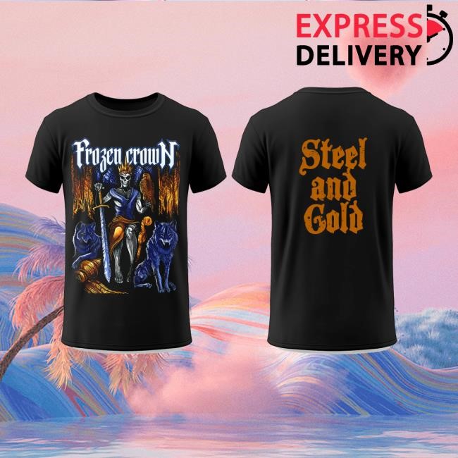 Frozen Crown Store Steel And Gold Crewneck Sweatshirt
