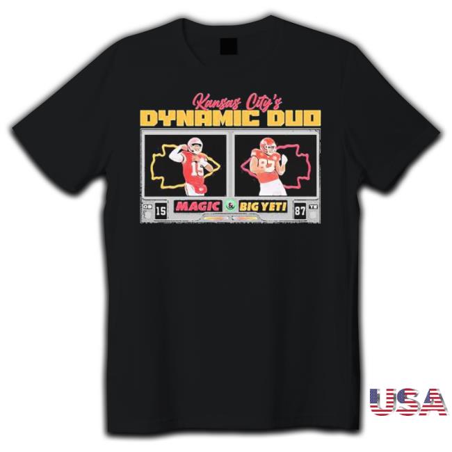 Kansas Citys Dynamic Duo Magic And Big Yeti shirt
