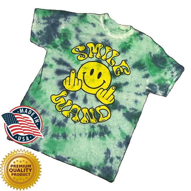 Wand Band Merch Smile Tie Dye Sweaters