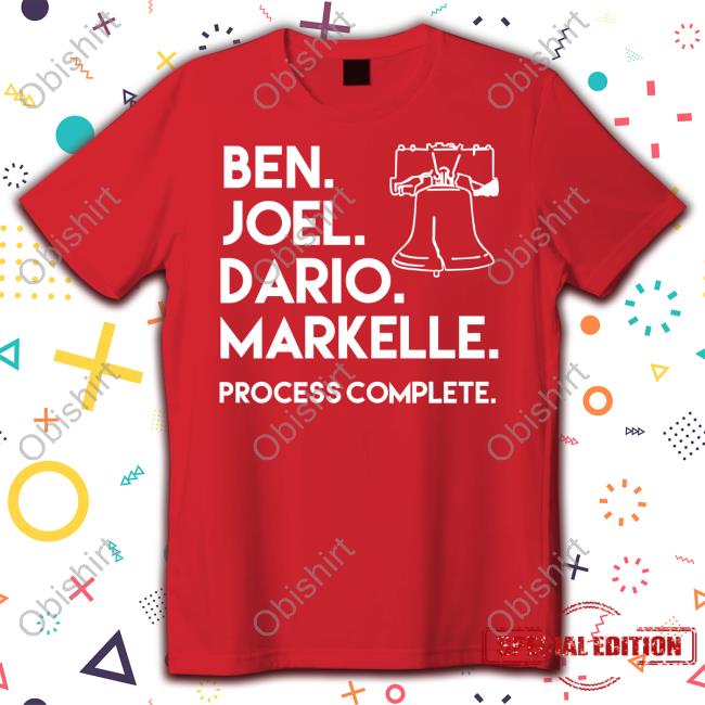 Ben Joel Dario Markelle Process Complete Hoodied Sweatshirt Philadelphia Phillies