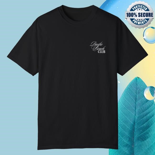 Thebandpacific Merch Store Join Pacific Beach Club Tee - Black Long Sleeve Shirt