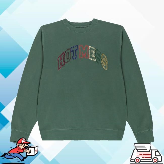 Official Iamunwell Store Hot Mess Varsity Hoodie