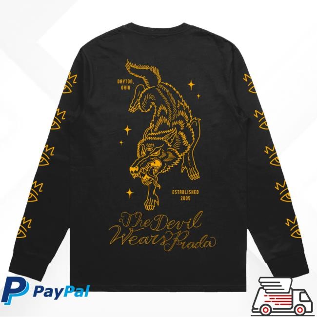 Tdwp Band Merch Store Wolf Long Sleeve Tee