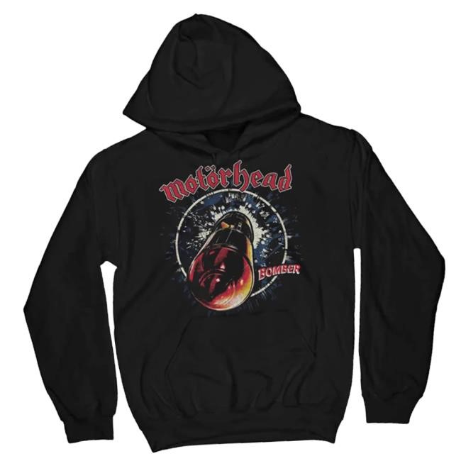Motorhead Merch Bomber Burst t-shirt, hoodie, tank top, sweater and long sleeve t-shirt