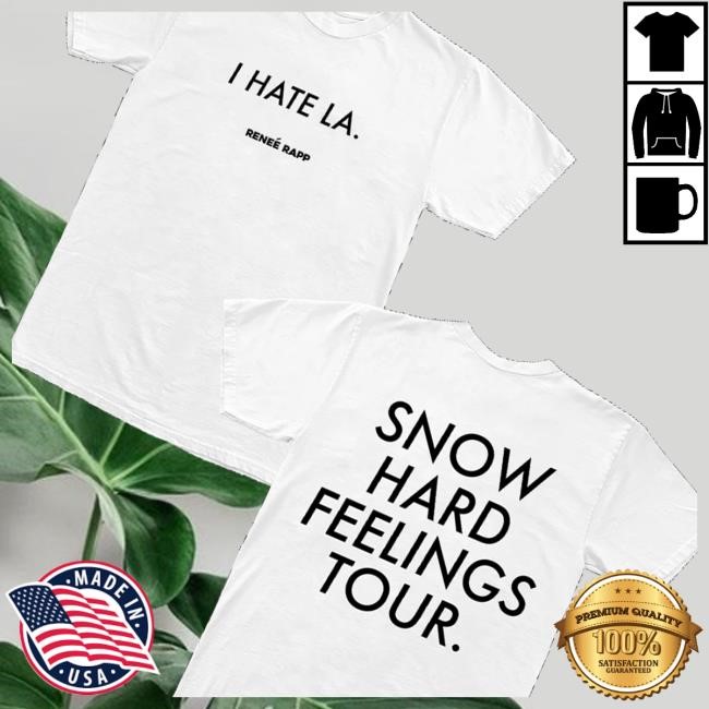 Reneé Rapp Official Store Merch I Hate Los Angeles Hooded Sweatshirt