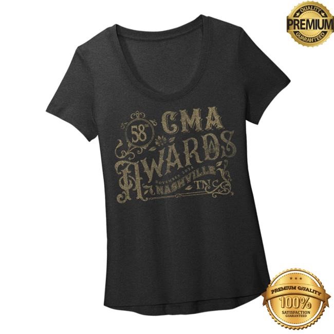 58Th Cma Awards Women's Swirly Crest Flowy Crewneck Sweatshirt