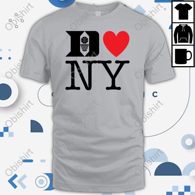 Duke Basketball Heart Ny Tank Top
