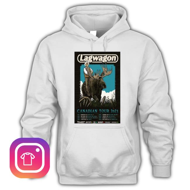 Lagwagon Canadian Tour 2023 Poster shirt