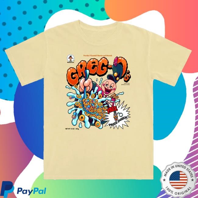Official Danny Gonzalez Us Merch Store Greg-O's Butter Yellow Crewneck Sweatshirt