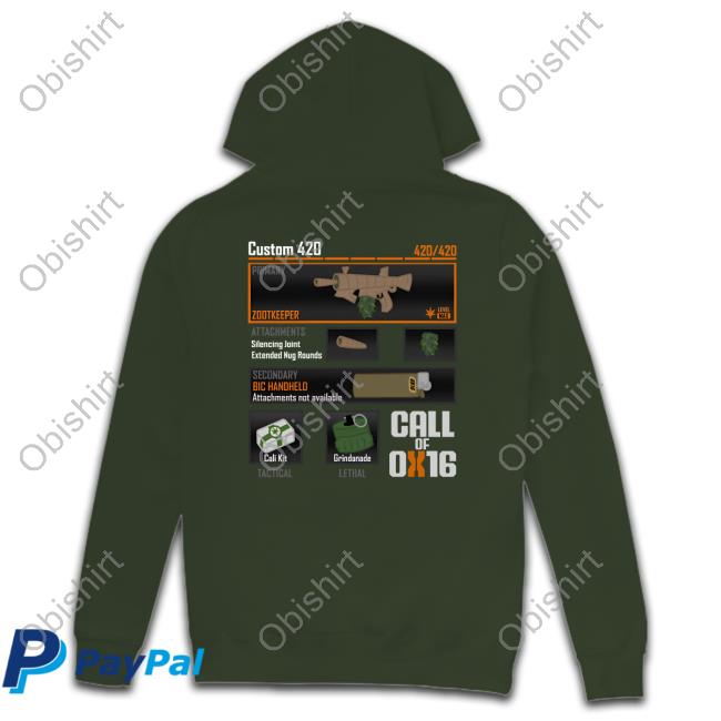 Official Ox16uk Store Call Of Zooty Shirt Ox16uk Call Of Zooty Long Sleeve Shirt