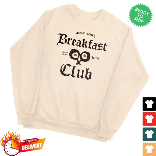 Kacey Musgraves Merch Shop Breakfast Club Long Sleeve Shirt
