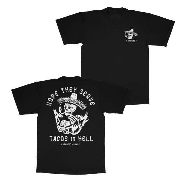 Enthuzst Merch Store Tacos Crewneck Sweatshirt