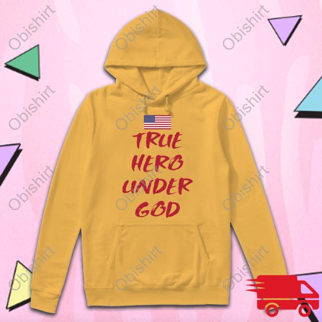 Black Patriot Vet True Hero Under God Shirts