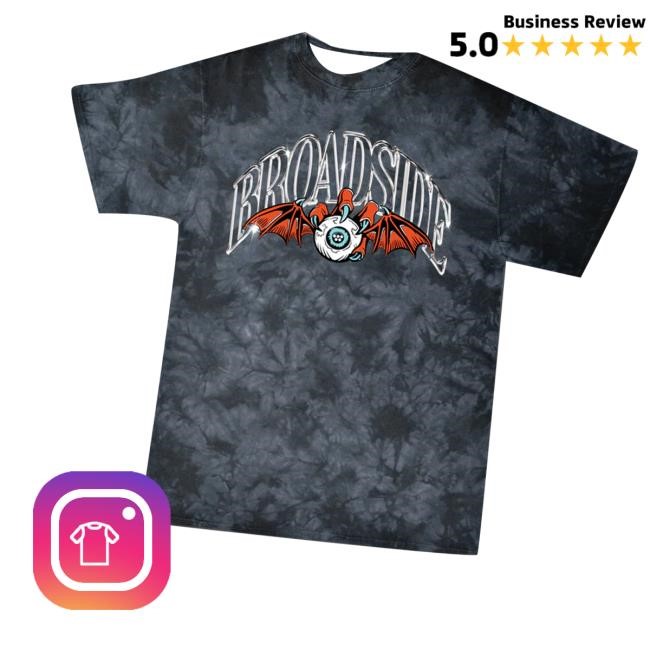 Broadside Merch Chrome Eyebat Tee Tye