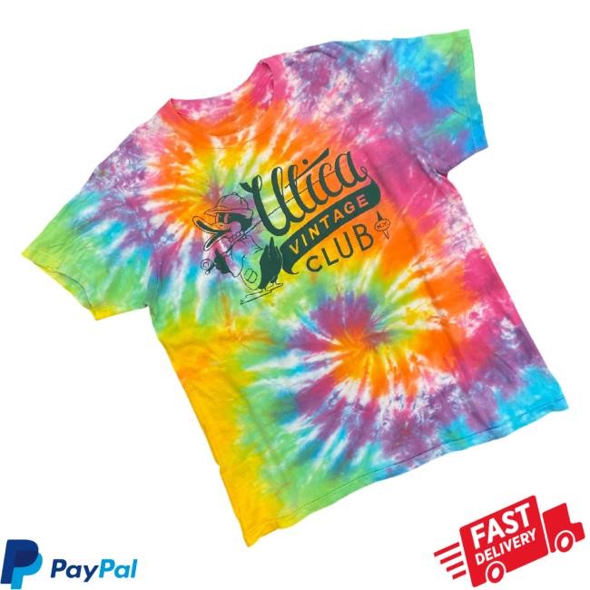 Utica Vintage Club Vintage 70S Tie Dye Tee Shirt