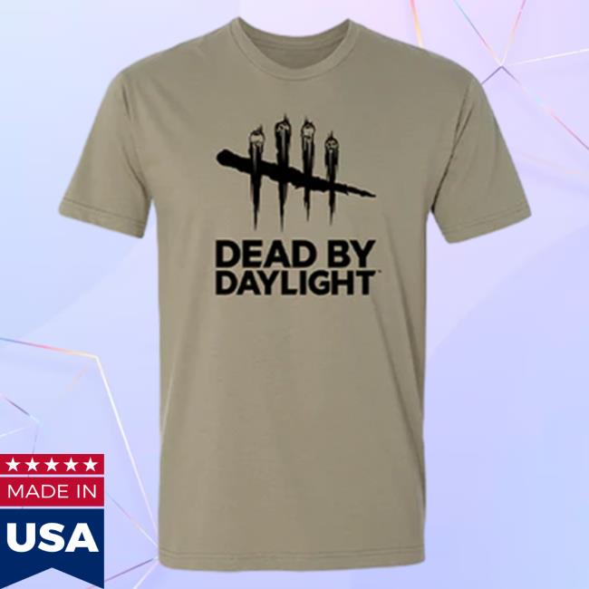 Official Dead By Daylight Merch Store Dead By Daylight Slashes Unisex Crew T-Shirt (Light Olive) Deadbydaylight Shop