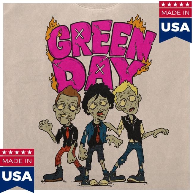 Walking Green Day Zombie Shirts