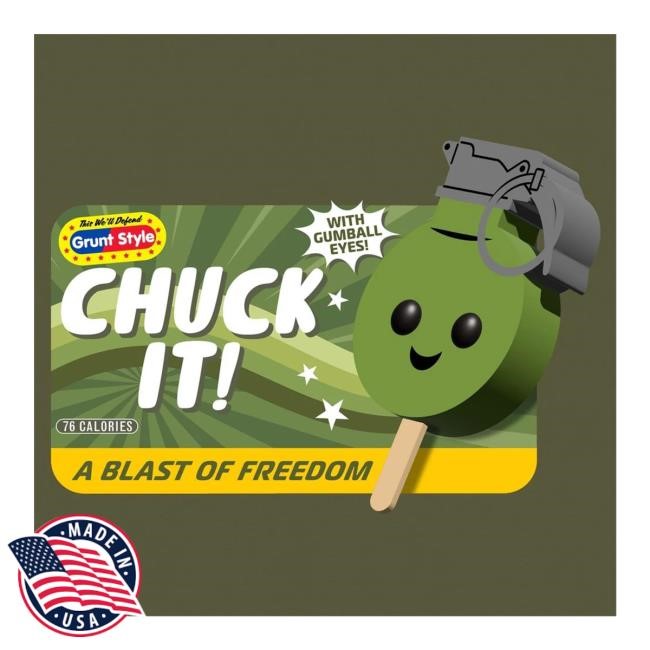 Official Chuck It Sweatshirt Military Green
