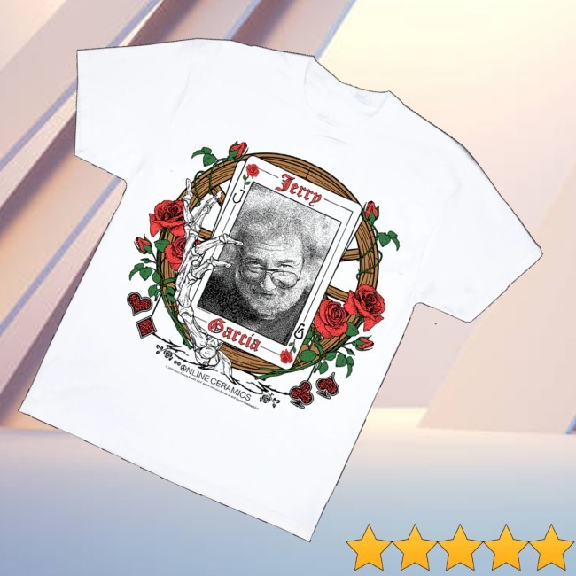Jerry Garcia The Wheel White Tee