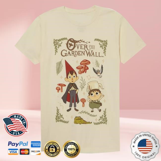 Over The Garden Wall Wirt & Greg Grid Girls Shirt