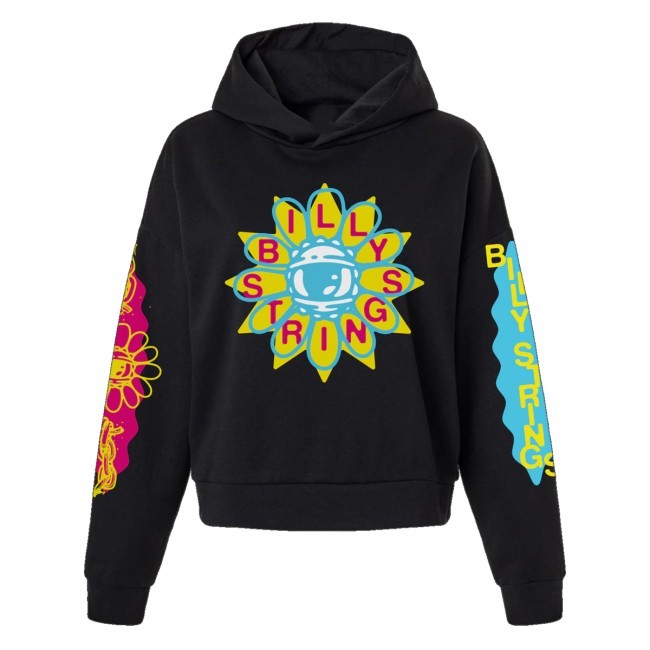 Billy Strings Store Seeing Flower Zip Up Hooded Sweatshirt
