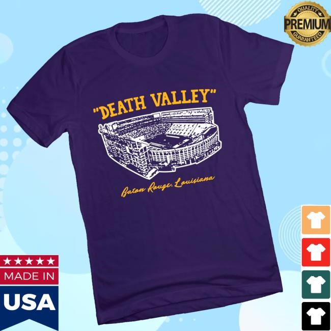 Limited Oldschoolshirts Merch Store Death Valley Baton Rouge Hooded Sweatshirt