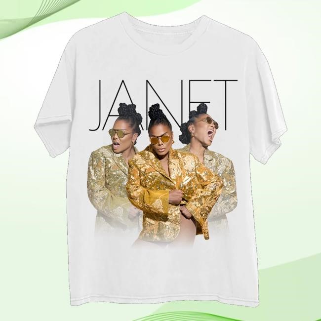 Janet Jackson Merch Store White Triple Janet Hoodie