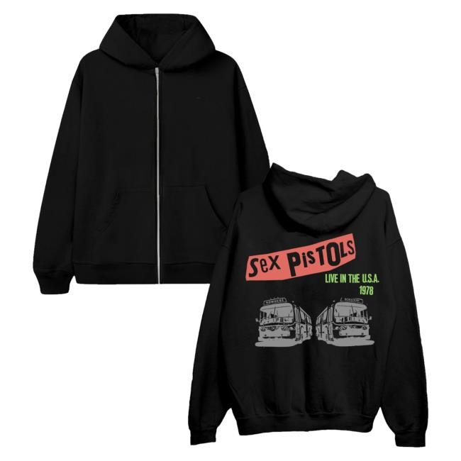 Sex Pistols Official Merch Live In The Usa '78 T-Shirt, Hoodie, Tank Top, Sweater And Long Sleeve T-Shirt