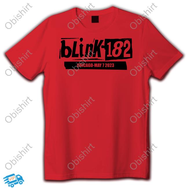 Blink 182 Chicago May 7 2023 T Shirts