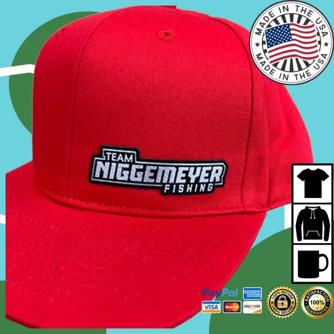 James Niggemeyer Official Merch Store Flat Bill Red Patch Team Niggemeyer Fishing Classic Cap
