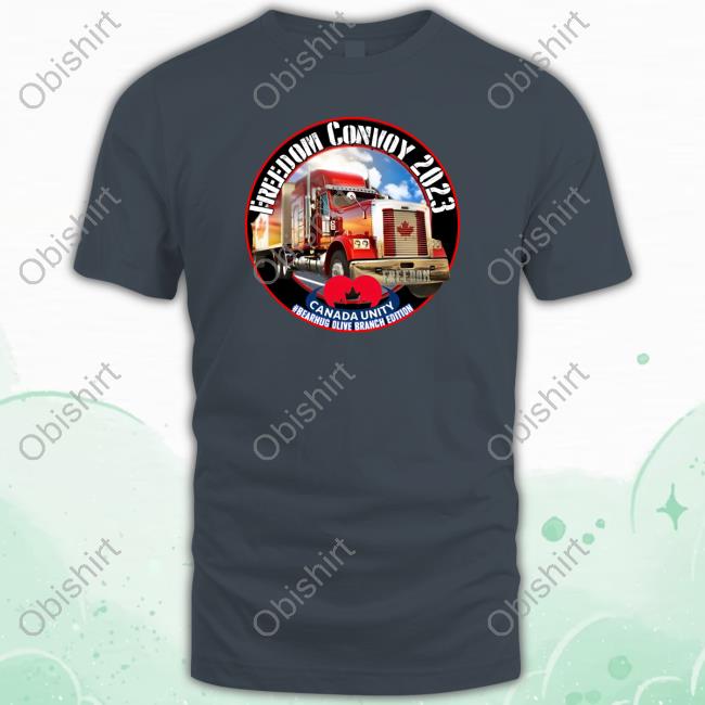 Freedom Convoy 2023 Canada Unity Bearhug Olive Branch Edition Long Sleeve