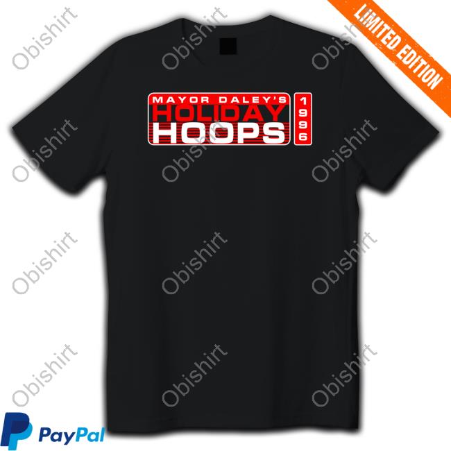 Official Warex Mayor Daley’S Holiday Hoops 1996 Tee Shirt