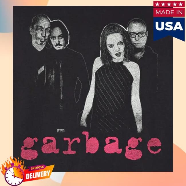 Garbage Usd Manhead Merch Classic Band Photo Sweater