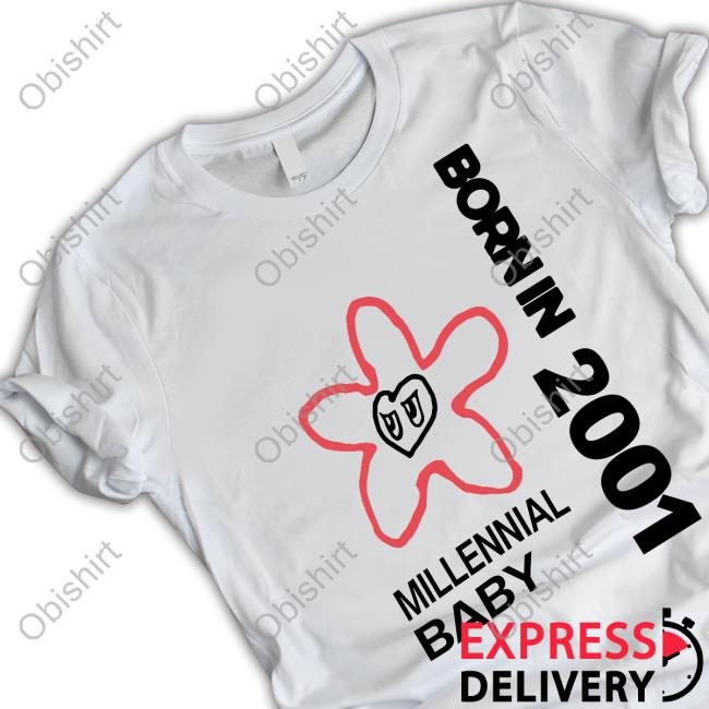Official Flower Eyes Born In 2001 Millennial Baby T-Shirt