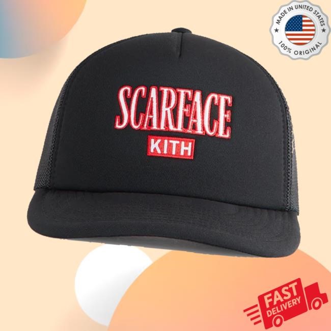Kith Merch Kith For Scarface Poly Foam Nolan Trucker Hat