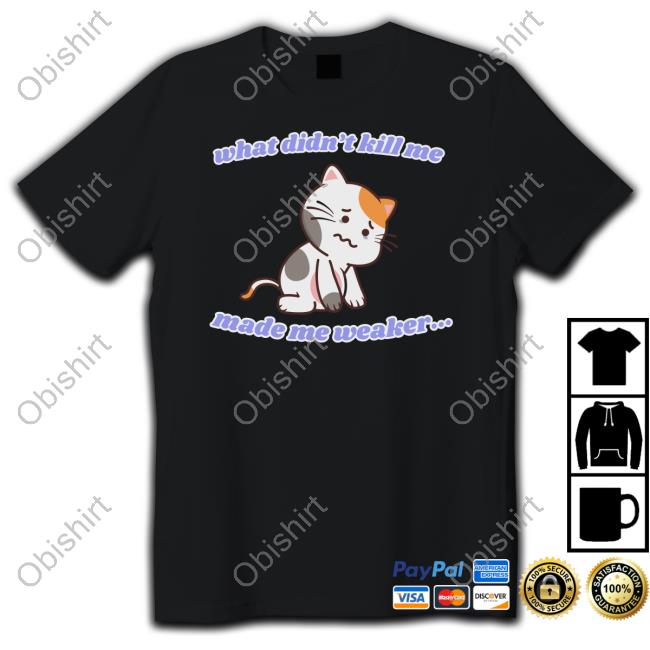 What Didn't Kill Me Made Me Weaker Long Sleeve T Shirt