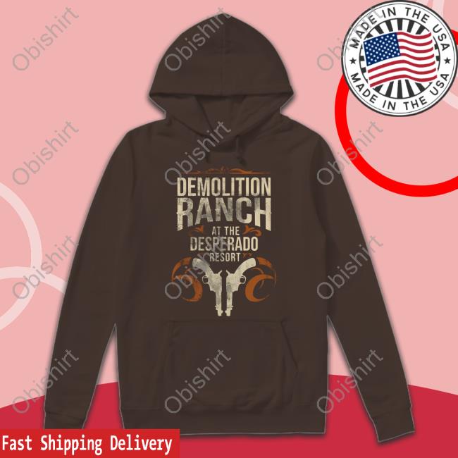 Bunkerbranding Store Demolition Ranch Resort Logo Hoodie