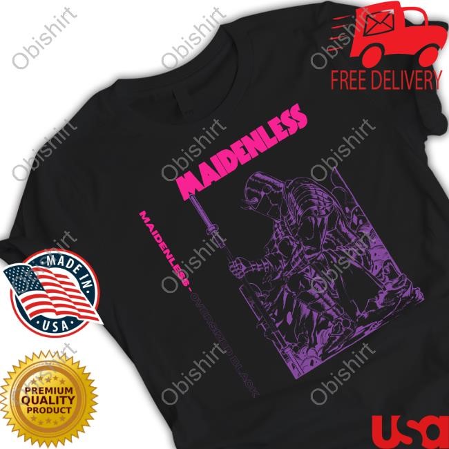 Official Maidenless Oversized Black Shirts