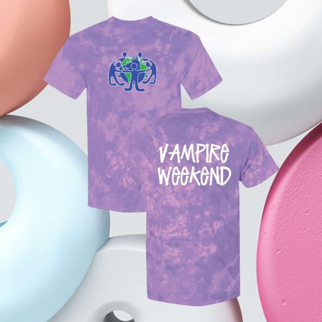 Vampire Weekend Hypercolour Purple Sweatshirt