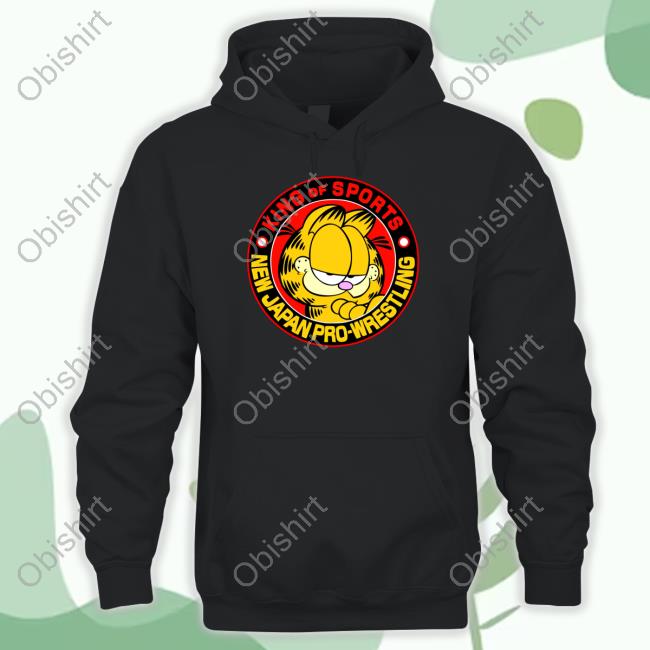 "Street Smart" Adam Sanders Garfield King Of Sports New Japan Pro Wrestling Hooded Sweatshirt