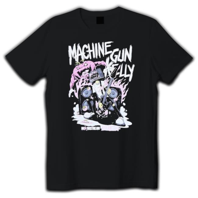 Machine Gun Kelly Mainstream Sellout TV Head tee shirt